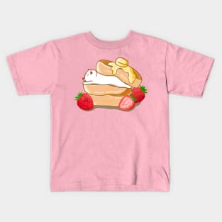 Pancakes and Cat Kids T-Shirt